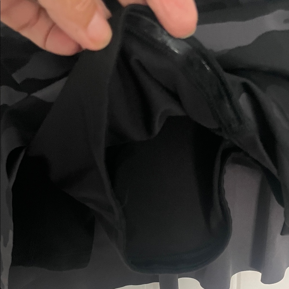 Athleta Black Camouflage Women's Skort - Picture 5 of 5